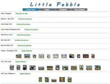 Tablet Screenshot of littlepebble.com